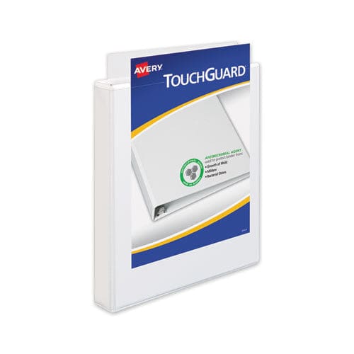 Avery Touchguard Protection Heavy-duty View Binders With Slant Rings 3 Rings 4 Capacity 11 X 8.5 White - School Supplies - Avery®