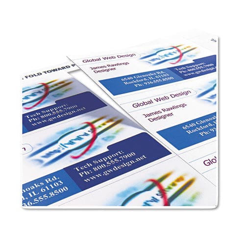 Avery True Print Clean Edge Business Cards Inkjet 2 X 3.5 White 200 Cards 10 Cards/sheet 20 Sheets/pack - Office - Avery®