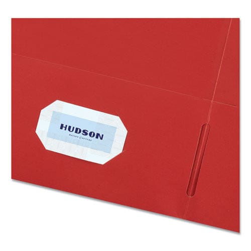 Avery Two-pocket Folder 40-sheet Capacity 11 X 8.5 Red 25/box - School Supplies - Avery®