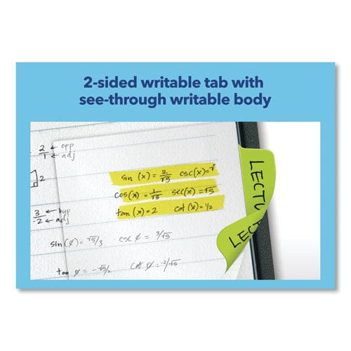 Avery Ultra Tabs Repositionable Tabs Big Tabs: 2 X 1.75 1/5-cut Assorted Neon Colors 20/pack - Office - Avery®