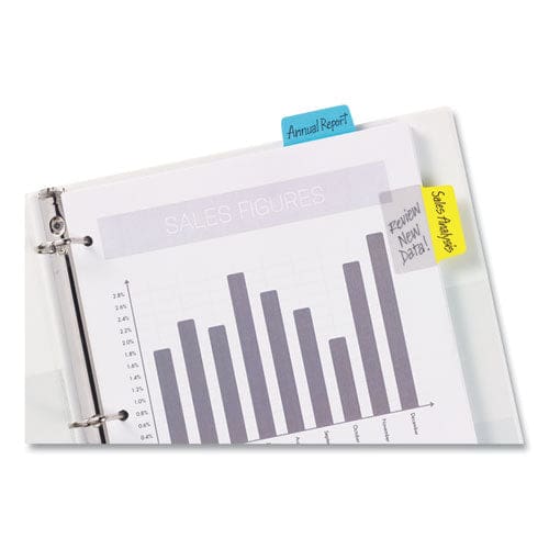 Avery Ultra Tabs Repositionable Tabs Big Tabs: 2 X 1.75 1/5-cut Assorted Primary Colors 20/pack - Office - Avery®