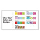 Avery Ultra Tabs Repositionable Tabs Big Tabs: 2 X 1.75 1/5-cut Assorted Primary Colors 20/pack - Office - Avery®