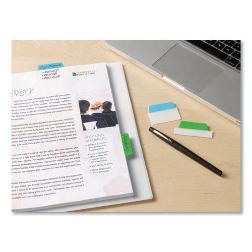 Avery Ultra Tabs Repositionable Tabs Standard: 2 X 1.5 1/5-cut Assorted Colors (blue Green And Red) 24/pack - Office - Avery®