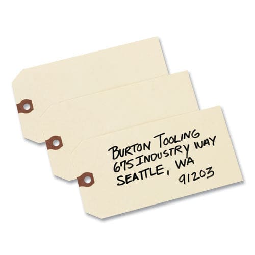 Avery Unstrung Shipping Tags 11.5 Pt Stock 2.75 X 1.38 Manila 1,000/box - Office - Avery®