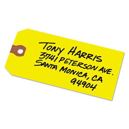 Avery Unstrung Shipping Tags 11.5 Pt Stock 4.75 X 2.38 Yellow 1,000/box - Office - Avery®