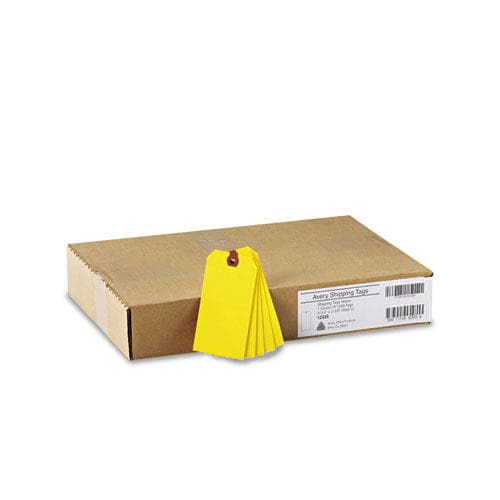 Avery Unstrung Shipping Tags 11.5 Pt Stock 4.75 X 2.38 Yellow 1,000/box - Office - Avery®