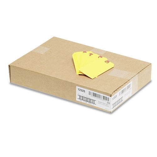 Avery Unstrung Shipping Tags 11.5 Pt Stock 4.75 X 2.38 Yellow 1,000/box - Office - Avery®