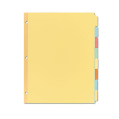 Avery Write And Erase Plain-tab Paper Dividers 8-tab 11 X 8.5 Multicolor 24 Sets - School Supplies - Avery®