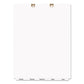 Avery Write And Erase Tab Dividers For Classification Folders Narrow Bottom Tab 5-tab 11 X 8.5 1 Set - School Supplies - Avery®