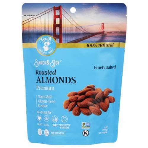 AZNUT Aznut Almonds Roasted, 6 Oz