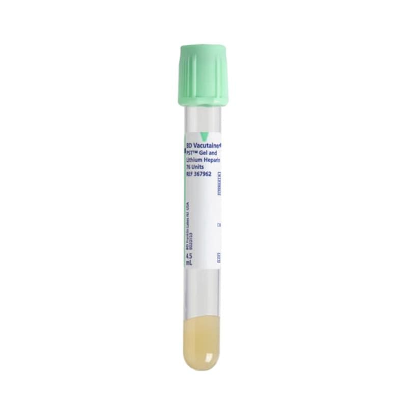 B Braun Medical Vacutainer Tube 4.5Ml 13 X 100Mm Green Box of 100 - Item Detail - B Braun Medical