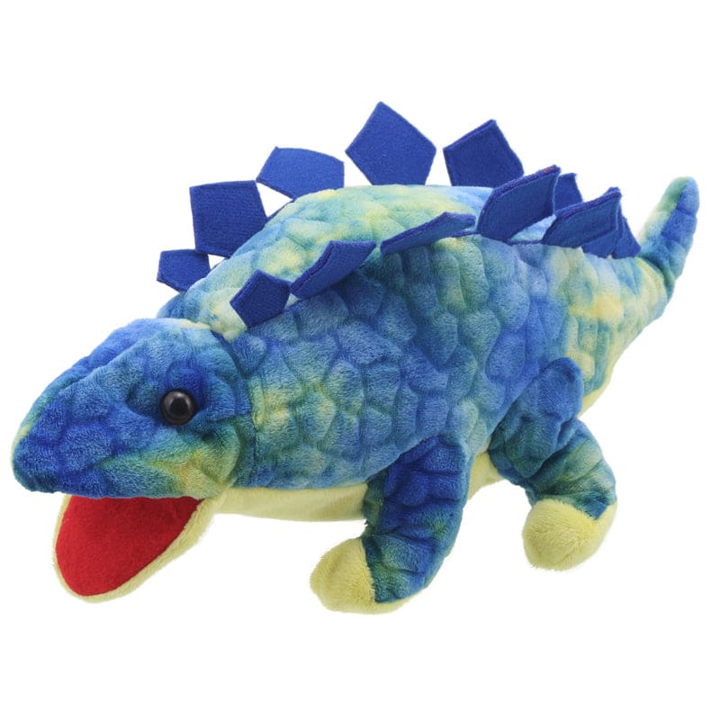 Baby Dinos Puppets Stegosaurus-Blue (Pack of 2) - Puppets & Puppet Theaters - The Puppet Company