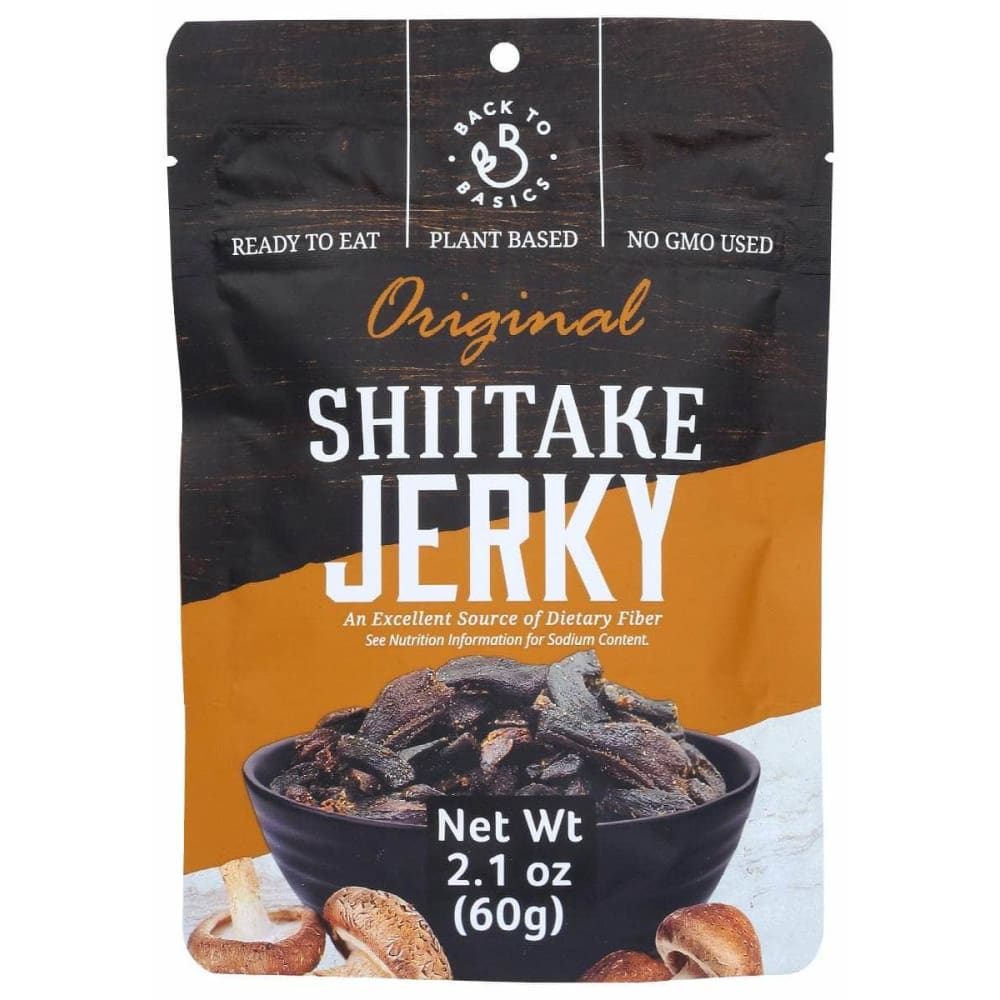 BACK TO BASICS Grocery > Pantry > Meat Poultry & Seafood BACK TO BASICS: Jerky Mushroom Original, 2.12 oz