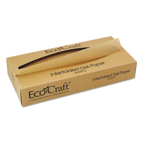 Bagcraft Ecocraft Interfolded Soy Wax Deli Sheets 12 X 10.75 500/box 12 Boxes/carton - Food Service - Bagcraft