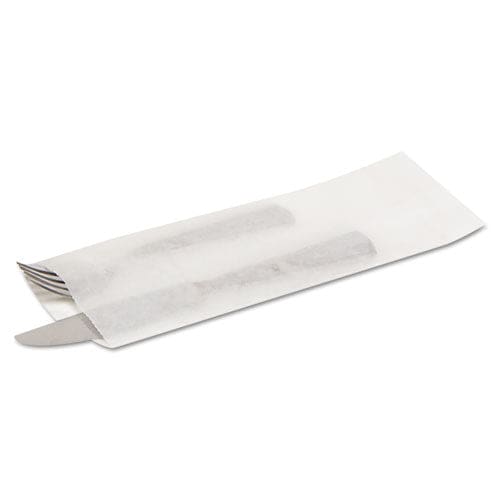 Bagcraft Silverware Bags 2.25 X 10 White 2,000/carton - Food Service - Bagcraft