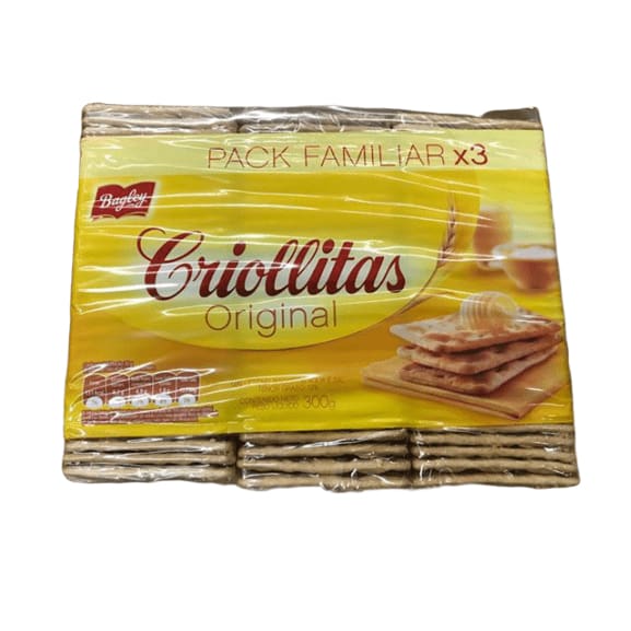 Bagley Criollitas Original - 3 X 100g - ShelHealth.Com