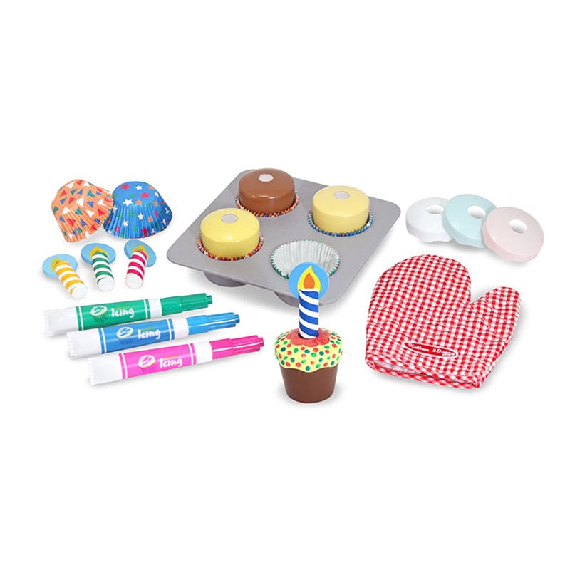 Bake & Decorate Cupcake Set - Play Food - Melissa & Doug