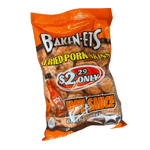 Baken-Ets Baken-Ets Fried Pork Skins Chicharrones, Multiple Choice Flavors, 4 oz.