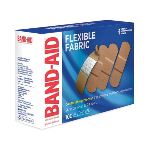 BAND-AID Flexible Fabric Adhesive Bandages 1 X 3 100/box - Janitorial & Sanitation - BAND-AID®