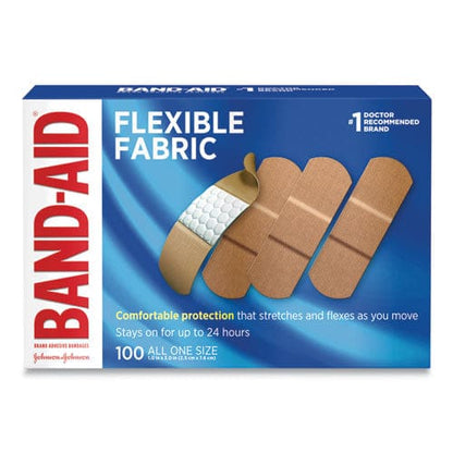 BAND-AID Flexible Fabric Adhesive Bandages 1 X 3 100/box - Janitorial & Sanitation - BAND-AID®