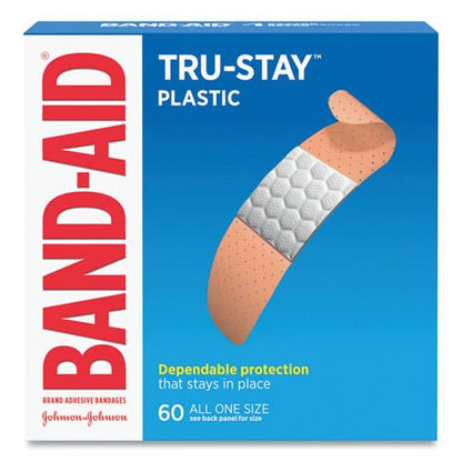 BAND-AID Plastic Adhesive Bandages 0.75 X 3 60/box - Janitorial & Sanitation - BAND-AID®