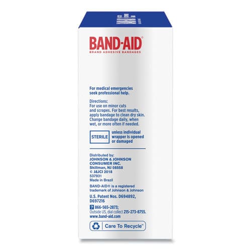 BAND-AID Tru-stay Sheer Strips Adhesive Bandages Assorted 80/box - Janitorial & Sanitation - BAND-AID®