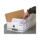 Bankers Box Liberty Check And Form Boxes 6.25 X 24 X 4.5 White/blue 12/carton - Office - Bankers Box®