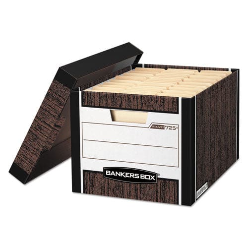 Bankers Box R-kive Heavy-duty Storage Boxes Letter/legal Files 12.75 X 16.5 X 10.38 Woodgrain 12/carton - School Supplies - Bankers Box®