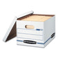 Bankers Box Stor/file Basic-duty Storage Boxes Letter/legal Files 12 X 16.25 X 10.5 White 20/carton - School Supplies - Bankers Box®