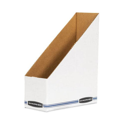 Bankers Box Stor/file Corrugated Magazine File 4 X 9.25 X 11.75 White 12/carton - School Supplies - Bankers Box®