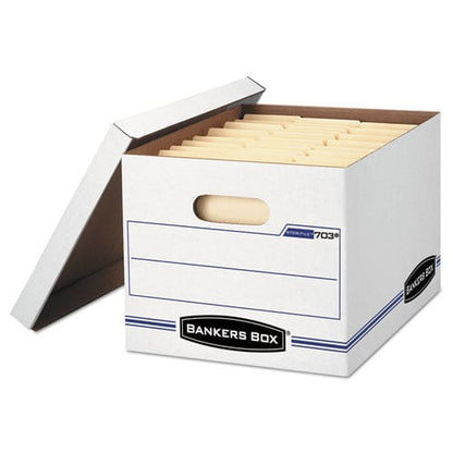 Bankers Box Stor/file Storage Box Letter/legal Files 12.5 X 16.25 X 10.5 White 6/pack - School Supplies - Bankers Box®