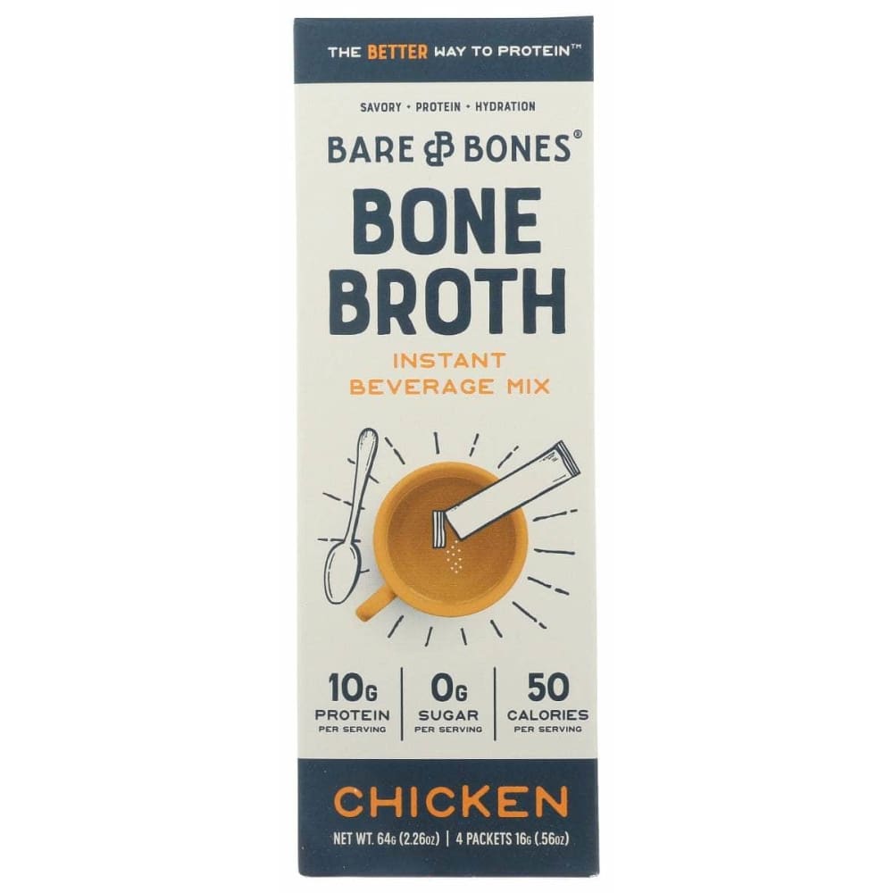 BARE BONES Grocery > Soups & Stocks BARE BONES: Broth Bone Chicken, 2.24 oz