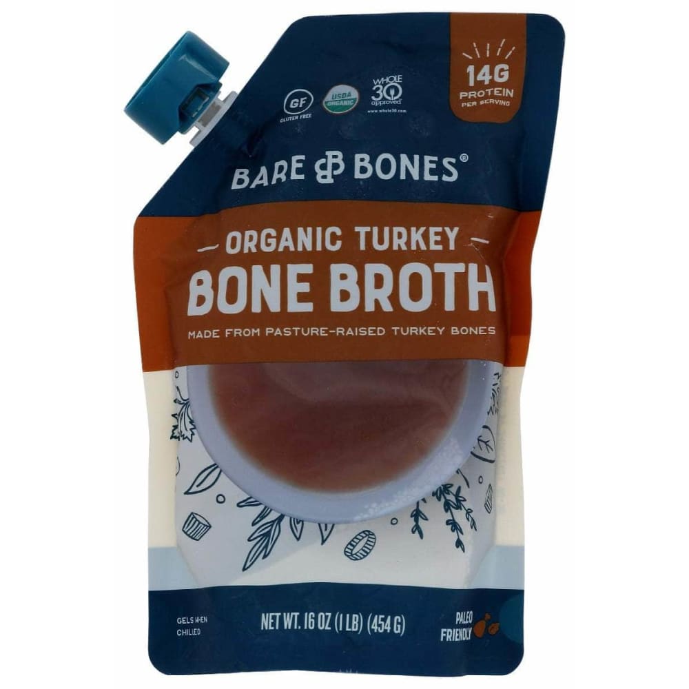 BARE BONES Grocery > Soups & Stocks BARE BONES: Broth Bone Trky Org, 16 oz