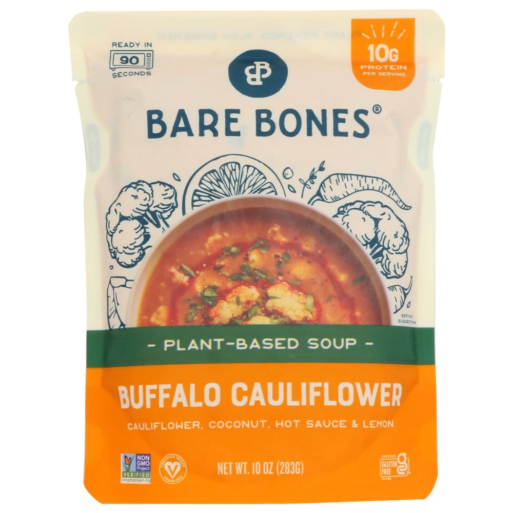 BARE BONES: Soup Buffalo Cauliflower 10 oz - Grocery > Soups & Stocks - BARE BONES