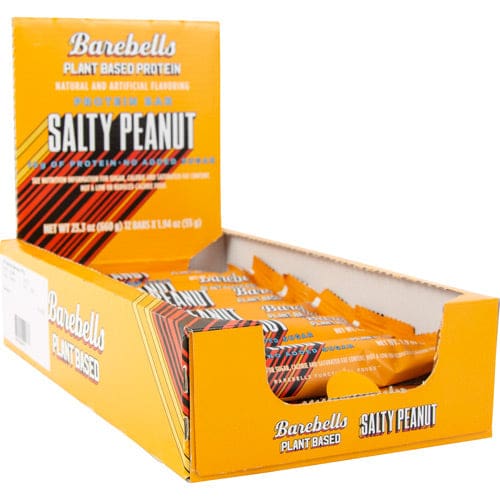 Barebells Plant Based Bar Salty Peanut 12 ea - Barebells