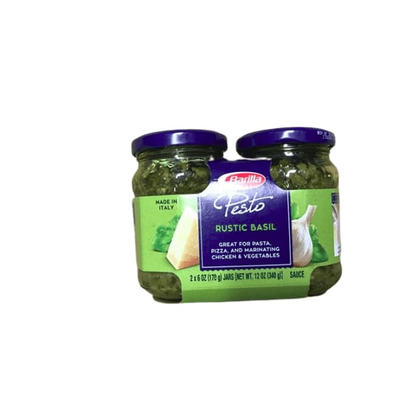 Barilla Traditional Basil Pesto Sauce, 6 Ounce (Pack of 2) - ShelHealth.Com