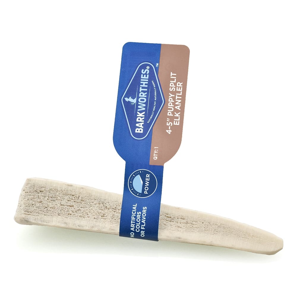 Barkworthies Elk Antler - Puppy-Small Split (Mini Case) - Pet Supplies - Barkworthies