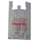 Barnes Paper Company Thank You High-density Shopping Bags 8 X 16 White 2,000/carton - Food Service - Barnes Paper Company