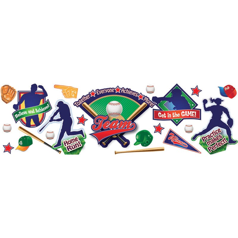 Baseball Bb Set (Pack of 3) - Classroom Theme - Eureka