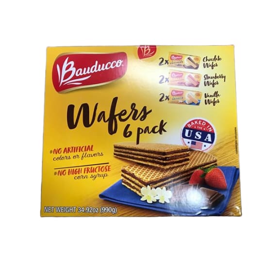 Bauducco Assorted Wafers, 6 pk. - ShelHealth.Com