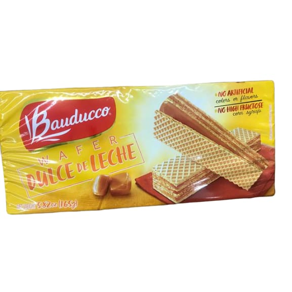 Bauducco Cookie Wafer Dulce De Leche, 5.82 oz - ShelHealth.Com