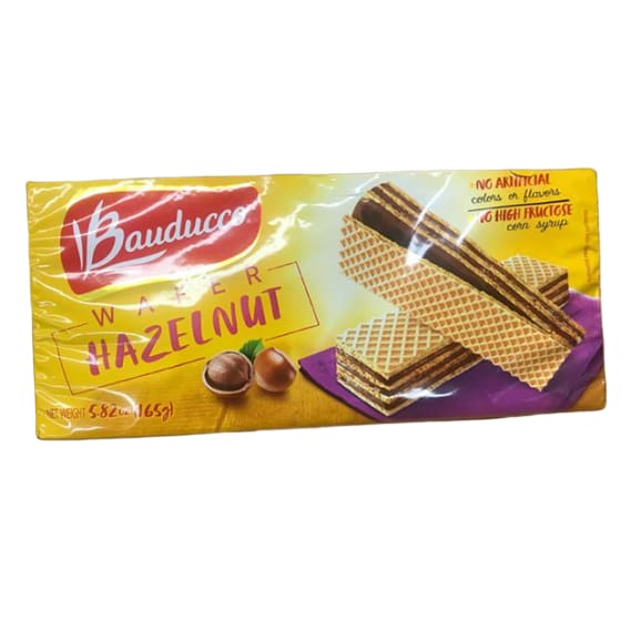 Bauducco Cookie Wafer Hazelnut, 5.82 oz - ShelHealth.Com