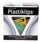 Baumgartens Plastiklips Paper Clips Extra Large Smooth Assorted Colors 50/box - Office - Baumgartens®