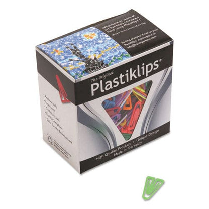 Baumgartens Plastiklips Paper Clips Small Smooth Assorted Colors 1,000/box - Office - Baumgartens®