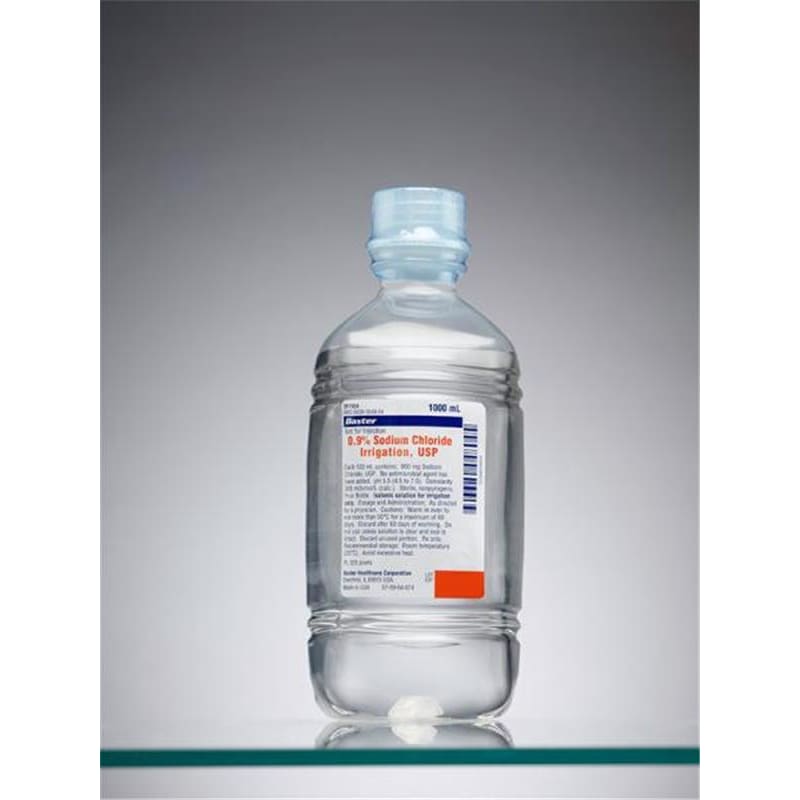 Baxter Healthcare Nacl 0.9% 1000Ml Btl Irrigation Case of 12 - Wound Care >> Basic Wound Care >> Irrigation Solution - Baxter Healthcare