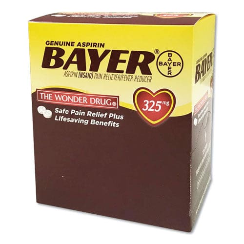 Bayer Aspirin Tablets Two-pack 50 Packs/box - Janitorial & Sanitation - Bayer®