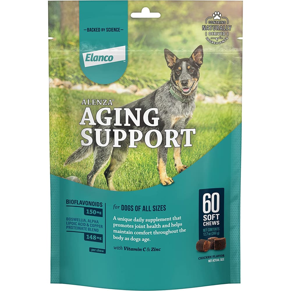 Bayer Dog Alenza Aging Support Soft Chews 60ct. - Pet Supplies - Bayer