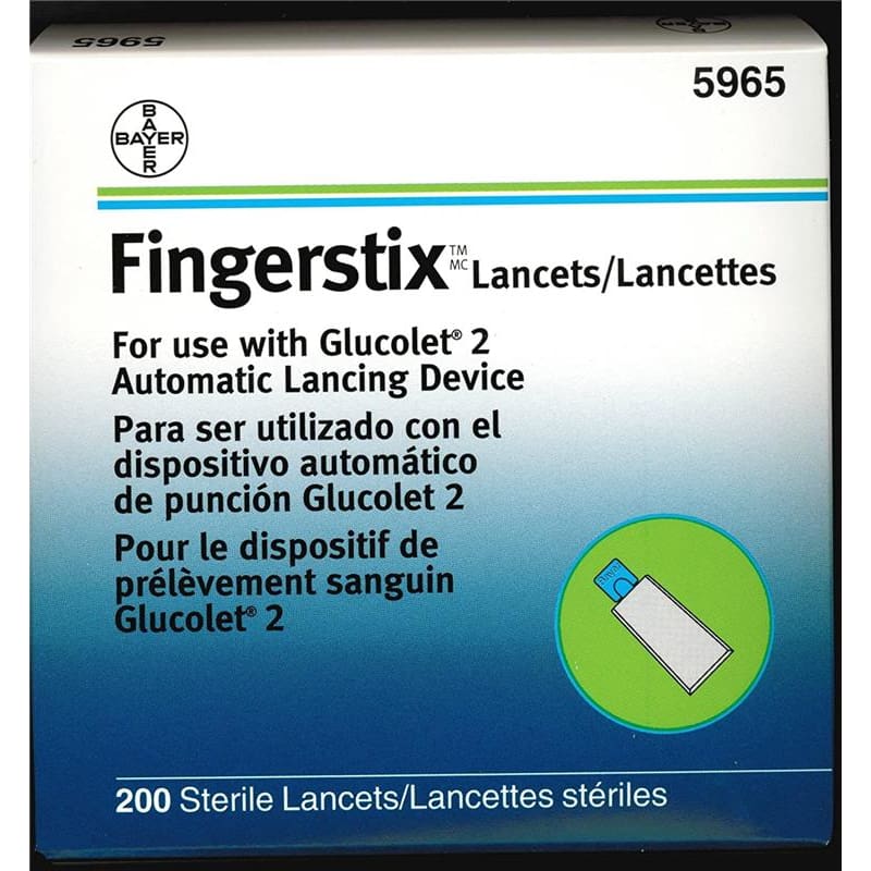 Bayer Fingerstix Lancet 5965 Box of 200 - Diagnostics >> Lancets - Bayer