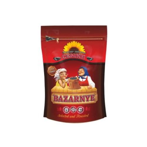 BAZARNYJE Black Roasted Sunflower Seeds 10.58 oz. (300 g.) - BAZARNYJE