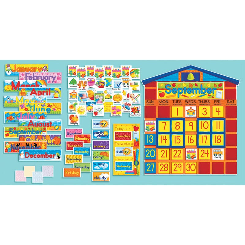 Bb Set School House Calendar (Pack of 3) - Calendars - Scholastic Teaching Resources
